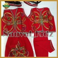 Kalimantan/dayak Traditional Clothes For Kindergarten Children persetel alvidnita_