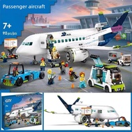lego brick lego ninjago robot Suitable for Lego City Series Passenger Transport Aircraft Large Civil