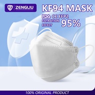 Ready Stock KF94 Mask Original 50 Pcs Fda Approved KN95 Face Mask Protective Original 5ply 4ply 10/100 Pcs Washable Reusable Facemask FDA Approved COD