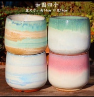 Ready stock ‼️ Ceramic Flower Pot/set  花盆多肉花盆陶瓷大口径多肉大花盆陶罐创意个性花盆