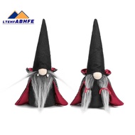 2PCS Halloween Gnome Plush Faceless Doll Handmade Swedish Gnome Decoration Tomte Doll Halloween Deco