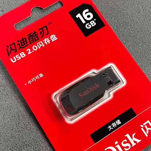 128G 64G 32G 16G Original SanDisk Cruzer Blade USB Flash Drive USB2.0 High-performance For Desktop/L