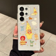 Cute Twinkle Twinkle Hard Clear Case for Samsung S25 Ultra S24 Ultra S25FE A56 S24FE S23 Ultra S22 S