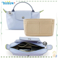 SUSUN Insert Bag, Storage Bags Multi-Pocket Linner Bag,  Portable Felt Travel Bag Organizer Longchamp Mini Bag