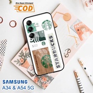 Softcase Glass Kaca SAMSUNG A34 & SAMSUNG A54 (5G) - Case Handphone SAMSUNG A34 & SAMSUNG A54 (5G) [