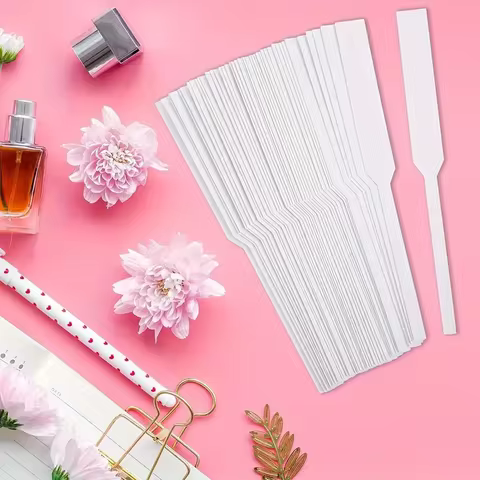 500PCS perfume test paper perfume aromatherapy cotton test paper perfume essential oil test paper