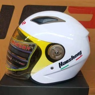 หมวกกันน็อคเต็มใบ Haosheng คุณภาพสูง ขนาดฟรีไซส์ 54-61CM สำหรับผู้ชายและผู้หญิง พร้อมระบบปิด/เปิดไฟต