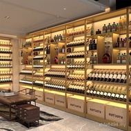 Multi-Layer Display Wine Rack Display Cabinet Wine Commercial Storage Shelf Wall-Mounted Floor-stand