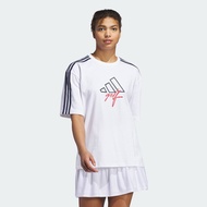 adidas Golf Ultimate Oversized Graphic Tee Women White JF9164