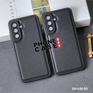 SAMSUNG A36 CASE LEATHER PRO BLACK CASE BLACK SAMSUNG A36