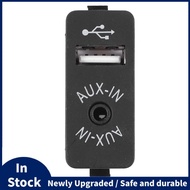 Car USB AUX In Plug Auxiliary Input Socket Adapter for     E81 E87 E90 F10 F12 E70 X4 X5 X6