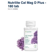 Amway Nutrilite Cal Mag D Plus - 180 Tabs For Strong Bones