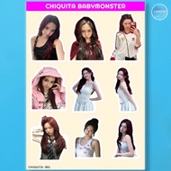 STICKER CHIQUITA BABYMONSTER HOLOGRAM I STICKER BABYMONSTER I STICKER RUKA BABYMONSTER I ASA BABYMON