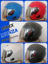 หมวกกันน็อค อินเด็กซ์ มอนซ่า Index​ Monza​ Size L ใบใหญ่ ศรีษะใหญ่ใส่ได้