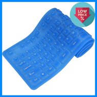 108 Keys USB Silicone Flexible Foldable Keyboard  Waterproof Dustproof USB Silent Keys For Laptop De
