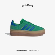Official Original Adidas Gazelle Bold Green Blue Gum Women
