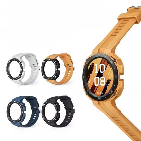 Silicone Strap Flicker Case for HUAWEI WATCH GT Cyber,Modified Watchband Advanced Sports Fashion Wri