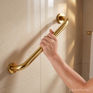 Biggers sanitary Luxury Gold color brass bathroom grab bar 30-50cm length toilet safety handrails to