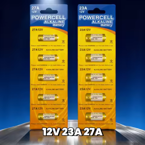 12 Volt 23A 27A Alkaline Batteries, A23 A27 MN21 8LR932 8LR932, for Remote Controls, Sensors, Alarms