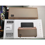 [EASY] XM-505 Wooden Wireless Speaker Vintage Bluetooth Speaker Loud Wooden Radio SoundBox