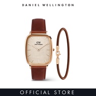 Daniel Wellington Gift Set - Marlon St Mawes Linen Rose Gold + Leather bracelet 2.8 St Mawes Rose Go
