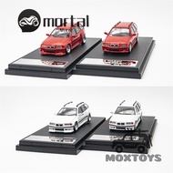 Mortal 1:64 E36 Touring White / Red Diecast Model Car