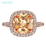 3.5 CT Cushion Cut Lab Created Sapphire Gemstone Engagement Ring for Women 925 Sterling Silver Jewel