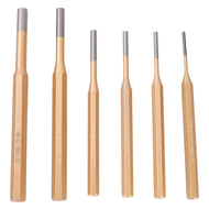 6 Pcs 3-8mm Cylindrical Punch Chisel Alloy Steel Steel Round Head Center Punch Chisel