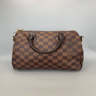 LV Speedy 25 棋盤格肩帶款 尺寸底長25  LV Speedy 25 Damier with Strap Base Length 25