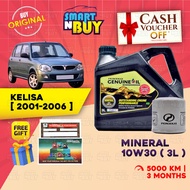 Perodua Engine Oil 10W30 Mineral Original Minyak Hitam Kereta Perodua Kelisa 2001 - 2006 Minyak Enji