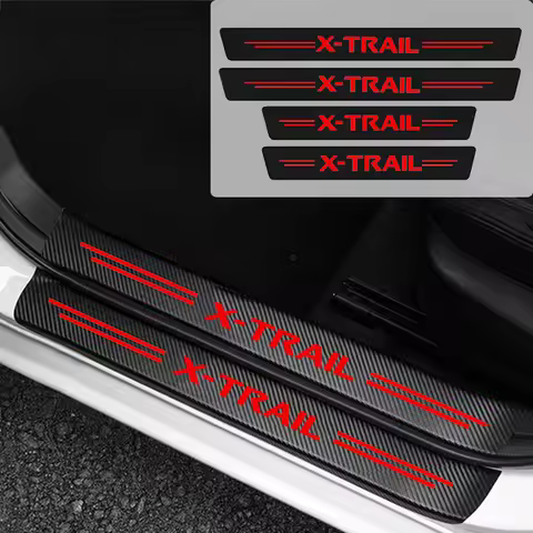 Car Door Trunk Sill Threshold Protective Strip Tape Stickers for Nissan X-trail Emblem XTrail T31 T3