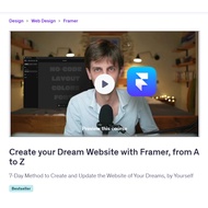 Framer Video Course- Create your Dream Website with Framer, from A to Z | Learn Web design | Framer 