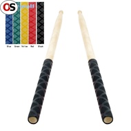 OS 2Pcs Drum Stick Grips Drumsticks Anti-slip Sweat Absorbed Grip for 7A 5A 5B 7B