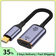 USB-C to Mini Displayport Adapter Converter USB-C Type C Female Source to Mini Displayport 1.4 8K 60