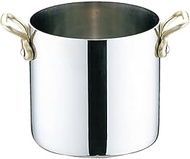 Yamashita Kogei 04-0843-0102 UK 18-8 Petite Pan, Double Handled Torso Pot (No Lid), 3.5 inches (9 cm