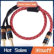 HiFi Cable 3.5mm Convert Dual 6.5mm Audio AUX Cable 3.5 to 6.5 Mobile Computer Sound Card Mixer Cabl
