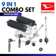 [9 IN 1] Steering Repair Kit (Steering Bush / Cover / Rack End / Tie Rod) - Perodua Myvi D20N 2018-2
