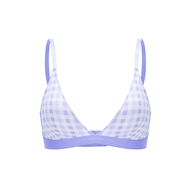 TWO PIECE STUDIO Plaid Bralette & Panty Set - Quick-Dry Wireless Bra Cool Comfort & Breathable เสื้อ