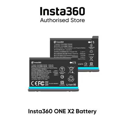 Original Insta360 ONE X2 Battery 1630 mAh Fast Charge Hub For Insta 360 One X2 Camera Accessories