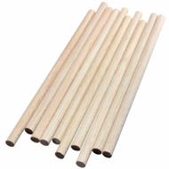 KAYU Dowel stick 25mm/ dowel 2,5cm/ broom handle 100cm/wood stick/mahogany wood dowel