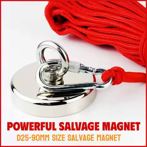 Super Strong Neodymium Fishing Magnet Hook N52 Heavy Duty Rare Earth Magnet With Countersunk Hole Ey