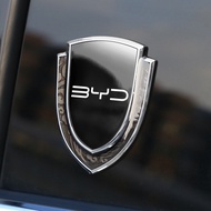 BYD Metal Mirror Car Logo Sticker Suitable For Han EV Tang Qin Song PLUS Yuan DM Dolphin Seal E2 E3 