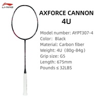Li Ning AXFORCE CANNON Lightweight Offensive All Carbon Badminton Racket（100% Genuine）