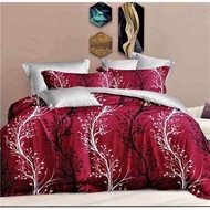 cadar queen with comforter 7 in 1 maroon set queen bedsheet with comforter