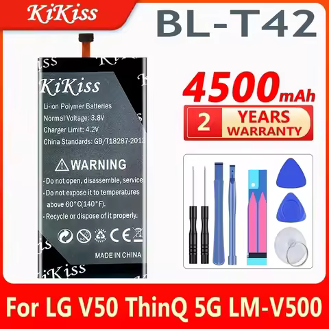 4500mAh BL-T42 Battery For LG V50 ThinQ 5G V50ThinQ BL T42 LM-V500 V500N V500EM v500xm Mobile Phone 