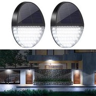 台灣現貨48led SMD2835 LED 太陽能運動感應燈戶外超亮太陽能安全壁燈,用於車庫前門牆門廊階梯圍欄街道  露