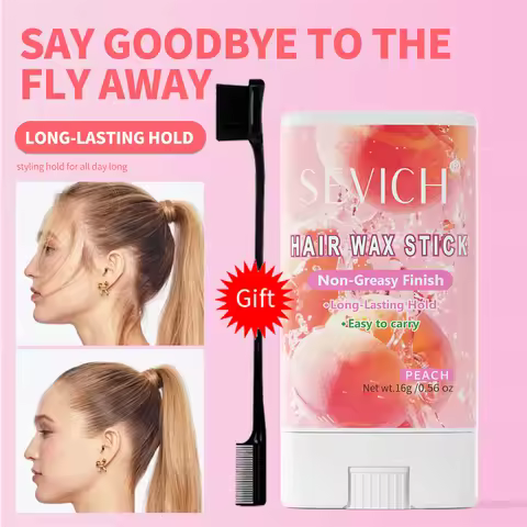 SEVICH 16g Broken Hair Artifact Hair Wax Stick Gel Cream Styling Hair Frizz Fixed Fluffy Children Me
