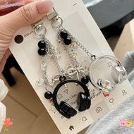 CACTU Music Headphone Bag Charms, Hanging Y2K Headphone Charms, Bag Decoration Keychain