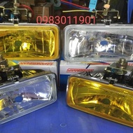 Đèn ô tô trợ sáng hình chữ nhật HT88  15cm x 9cm điện 12v 24v