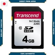 Transcend Japan TS4GSDC220I 4GB SDHC Card for Business/Industrial Embedded Use, Wide Temperature, P